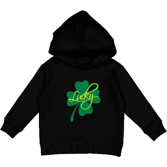 Lucky Shamrock Kids Pullover Hoodies