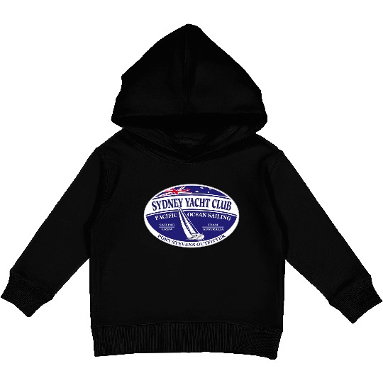 Pacific ocean sailing - Sydney Yacht Club Kids Pullover Hoodies