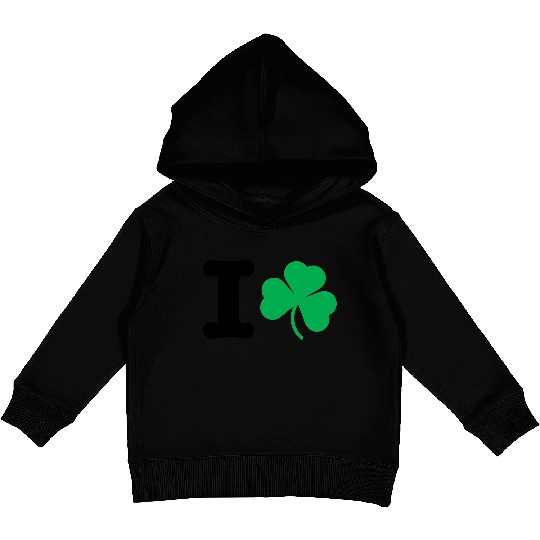 I Shamrock Kids Pullover Hoodies