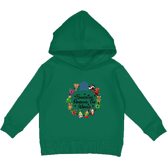Disney Christmas snacks Kids Pullover Hoodies, Disney Matching Kids Pullover Hoodies