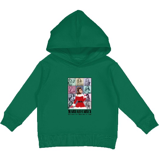 Discover Mariah Carey, I Want For Christmas Is You The Eras Tour Kids Pullover Hoodies
