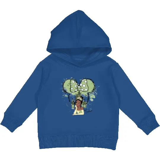 Tiana Princess Kids Pullover Hoodies, Disney Princess Kids Pullover Hoodies, Tiana Kids Pullover Hoodies