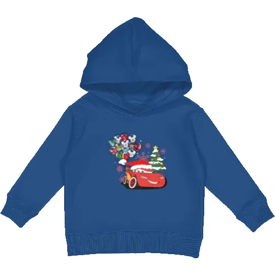Discover Vintage Disney Cars Christmas Kids Pullover Hoodies, Disney Cars Characters Christmas Kids Pullover Hoodies