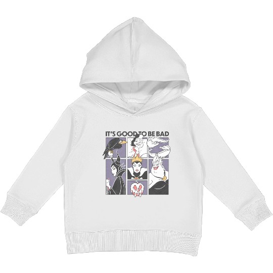 It's Good To Be Bad Kids Pullover Hoodies, Bad Girls Club, Funny Villains Disney Kids Pullover Hoodies