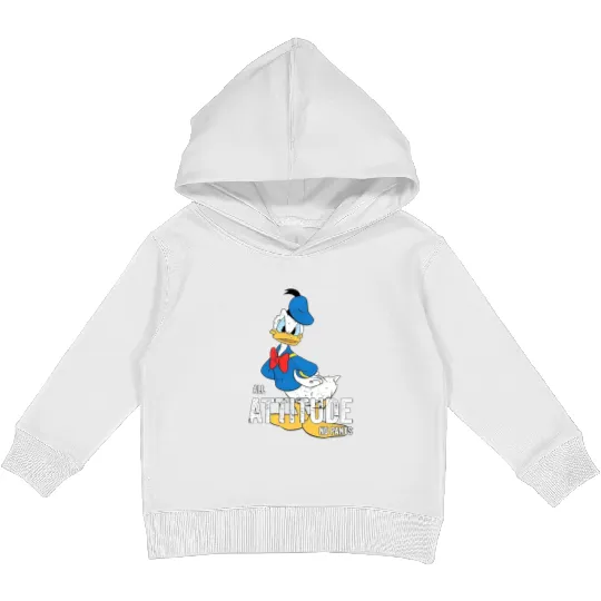 Discover All Attitude Donald Duck Kids Pullover Hoodies, Disney Donald Duck Kids Pullover Hoodies, Donald Duck Gift For Women and Man Kids Pullover Hoodies