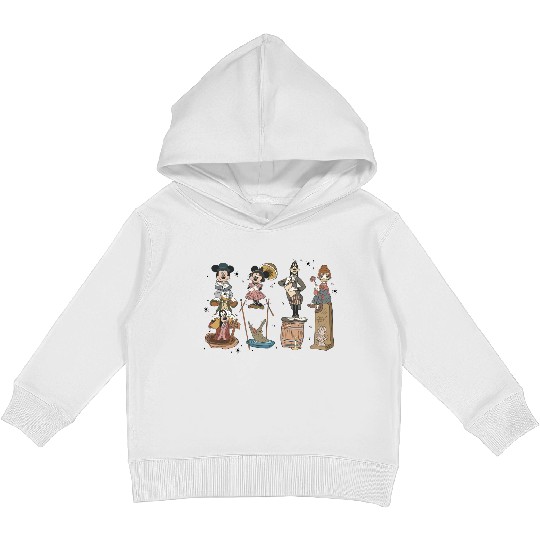 Haunted Mansion  Kids Pullover Hoodies, Mickey and Friends Kids Pullover Hoodies, Retro Disney Halloween Kids Pullover Hoodies