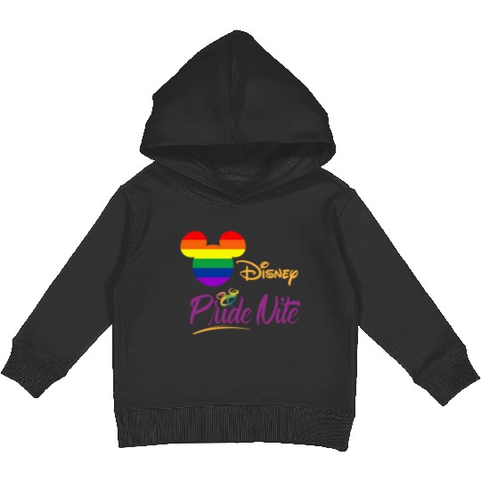 Mickey Mouse Lgbt Flag Rainbow Kids Pullover Hoodies, Disneyland After Dark Pride Nite, Mickey Pride Rainbow Kids Pullover Hoodies