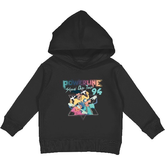 Disney Powerline Stand Out Tour 94 Kids Pullover Hoodies, Comfort Colors Kids Pullover Hoodies