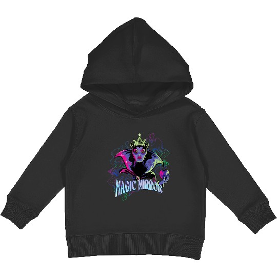 Disney Villains Evil Queen Magic Mirror Illustrated Kids Pullover Hoodies