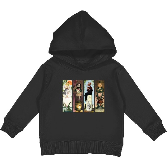 Disney The Muppets Haunted Mansion Halloween Retro Kids Pullover Hoodies, Three Hitchhiking Ghosts Kids Pullover Hoodies