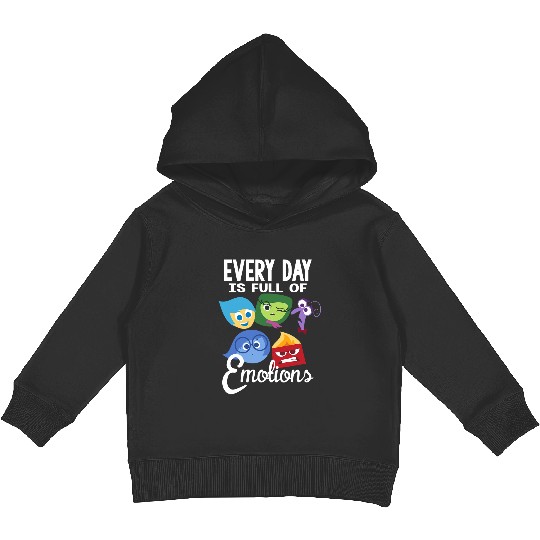 Disney Pixar Inside Out Every Day Emotions  Disney Family Trip Gift Unisex Kids Pullover Hoodies