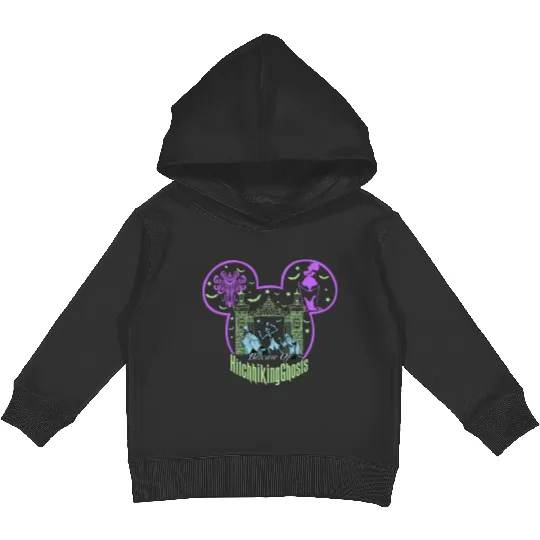 Beware Of Hitchhiking Ghosts Halloween Kids Pullover Hoodies, Disney Haunted Mansion, Disney Halloween Kids Pullover Hoodies