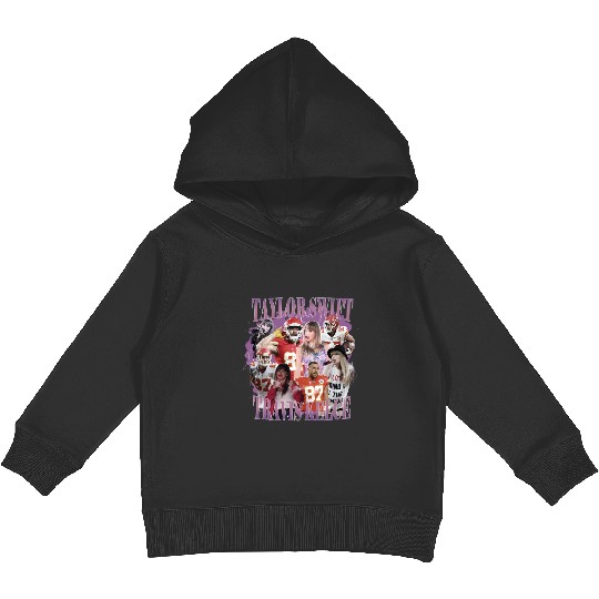 Discover Vintage Taylor Taylor version And Travis Kelce Kids Pullover Hoodies