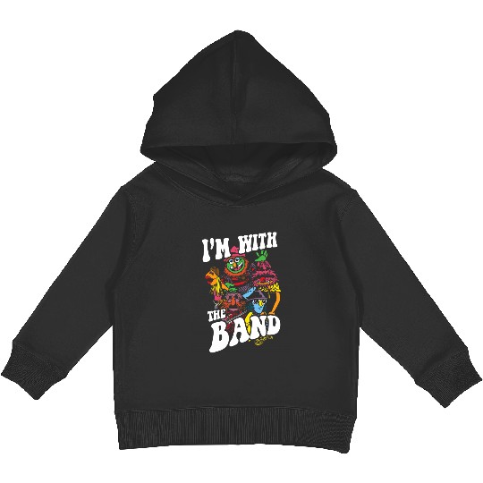 Disney The Muppets I'm With The Band Color Rock Poster Kids Pullover Hoodies