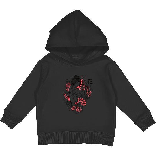 Warrior Princess Sticker2: Disney Mulan Anime Mushu, Mulan and Mushu Kids Pullover Hoodies