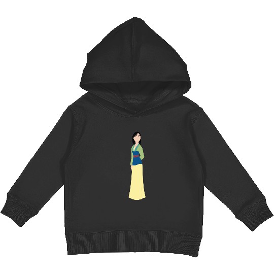warrior princess 03 Sticker: Disney Mulan Anime Mushu, Mulan and Mushu Kids Pullover Hoodies