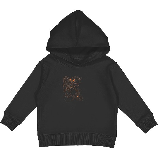 Nightmare before Christmas - orange Sticker: The nightmare dog zero , Nightmare Zero Dog Shirt ,  Zero Nightmare Before Christmas Disney Halloween Kids Pullover Hoodies
