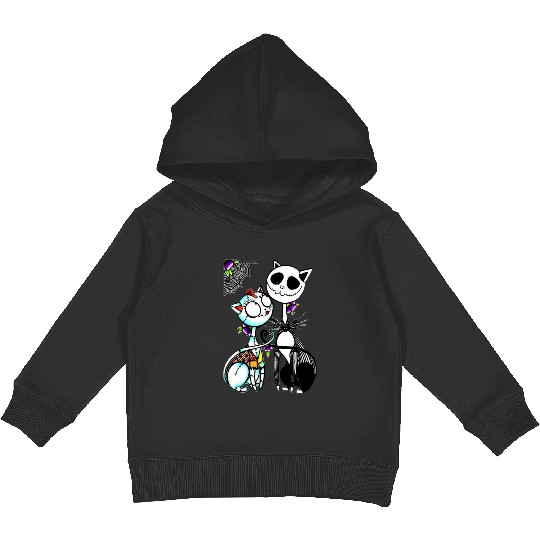 Cute Cat Jack Skellington and Sally iPhone Case: The nightmare dog zero , Nightmare Zero Dog Shirt ,  Zero Nightmare Before Christmas Disney Halloween Kids Pullover Hoodies