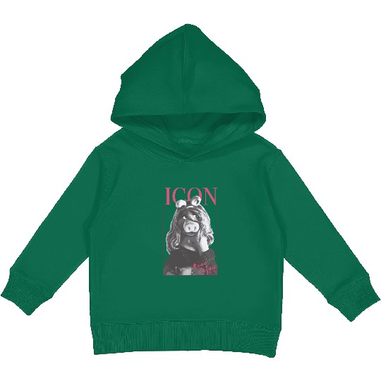 Vintage Disney Muppets Miss Piggy Icon Poster Kids Pullover Hoodies