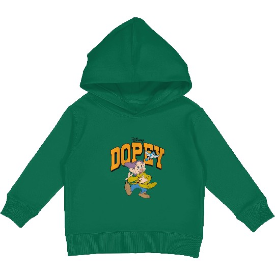Vintage Dopey Dwarf Kids Pullover Hoodies, Snow White Seven Dwarfs Kids Pullover Hoodies, Disney World Disneyland Family Trip