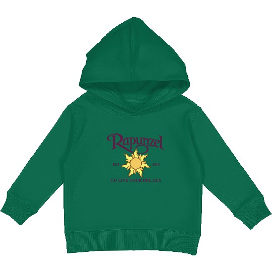 Disney Tangled Rapunzel Kids Pullover Hoodies, Disneyland Vacation Holiday Kids Pullover Hoodies
