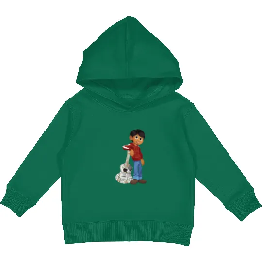 Disney Pixar Coco | Miguel | Playing Guitar Kids Pullover Hoodies