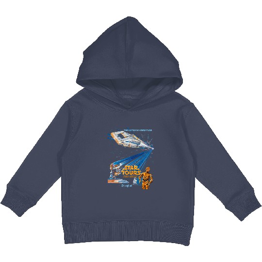 Vintage Star Tours Kids Pullover Hoodies Star Wars Ride Kids Pullover Hoodies Disneyland Kids Pullover Hoodies Y2k Disney Kids Pullover Hoodies Star Wars Kids Pullover Hoodies