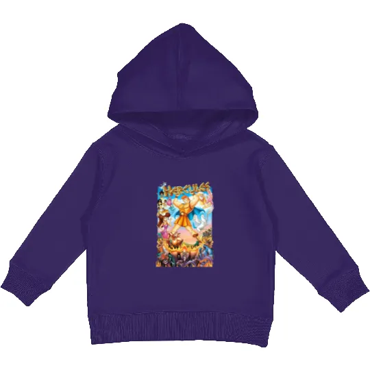 Disney Hercules 1997 Vintage  Kids Pullover Hoodies, Hercules 1997 Characters Kids Pullover Hoodies