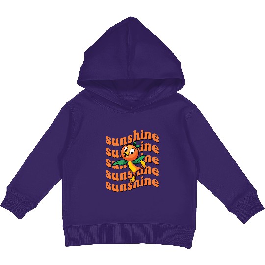 Orange Bird Kids Pullover Hoodies - Sunshine - Epcot Kids Pullover Hoodies - Orange Bird Park Kids Pullover Hoodies - Disney Kids Pullover Hoodies - Orange Bird Florida Kids Pullover Hoodies