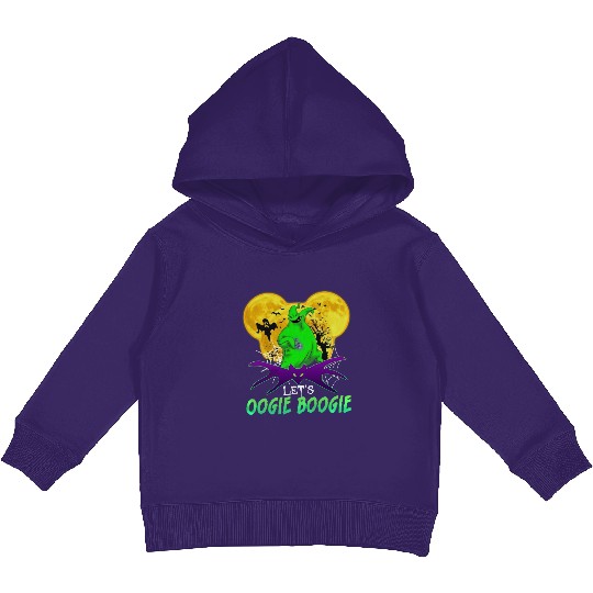 Let's Oogie Boogie Mickey Ear Halloween party Disneyland Oogie Boogie Bash Halloween Kids Pullover Hoodies, Disney trip family Kids Pullover Hoodies, Disneyland Kids Pullover Hoodies