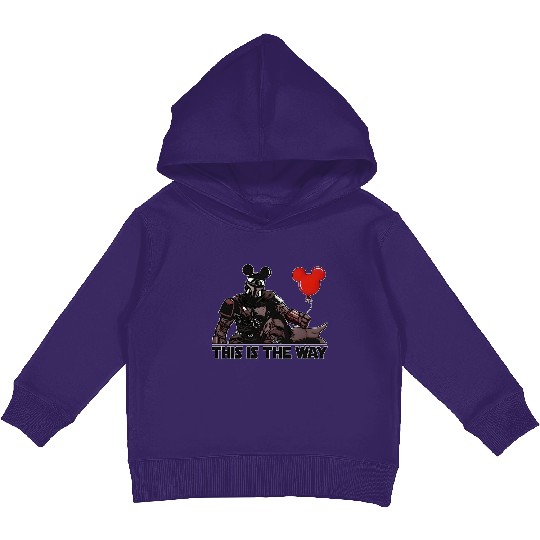 The Mandalorian This Is The Way Mickey Mouse Ears Kids Pullover Hoodies Disney Trip 2023 Kids Pullover Hoodies