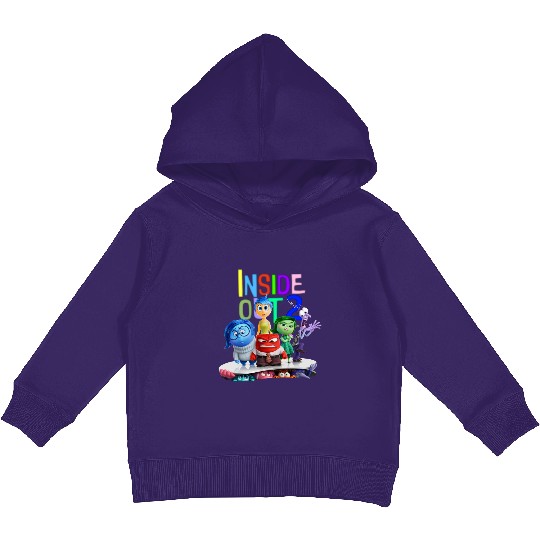 Inside Out 2 Kids Pullover Hoodies, Disney Pixar Inside Out Kids Pullover Hoodies