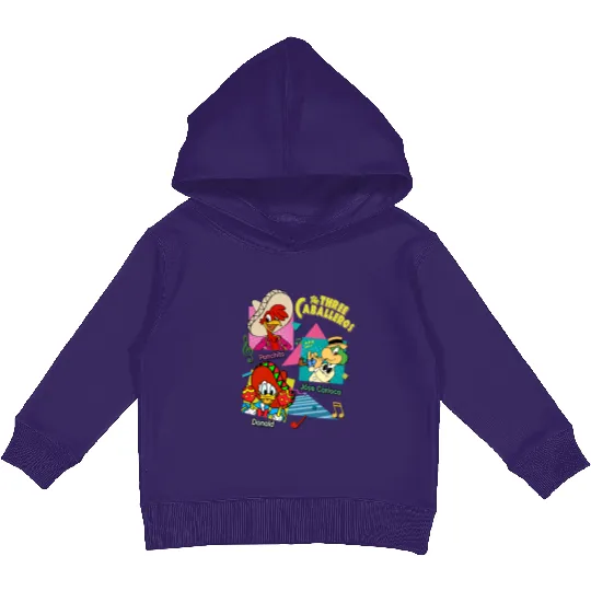 Disney The Three Caballeros Mexico Kids Pullover Hoodies, Three Caballeros Kids Pullover Hoodies