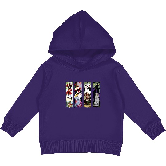Disney Villains Haunted Mansion Stretching Portraits Kids Pullover Hoodies