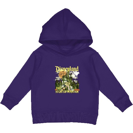 Vintage Disneyland Haunted Mansion Kids Pullover Hoodies, Disney Halloween Kids Pullover Hoodies