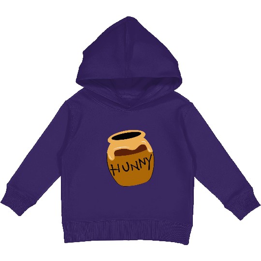 Hunny Easy Costume, Winnie the Pooh Character Minimalist Kids Pullover Hoodies, Disney Kids Pullover Hoodies