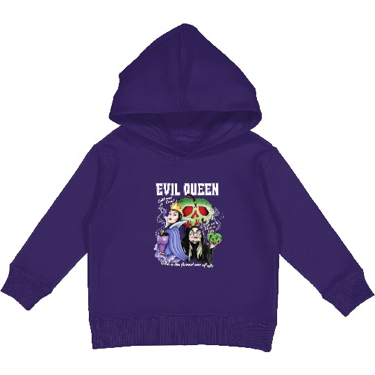 Vintage Retro Disney Villains The Evil Queen Kids Pullover Hoodies, Disney Princess Kids Pullover Hoodies