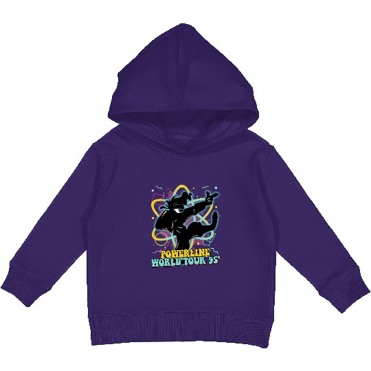 Goofy Movie Powerline Kids Pullover Hoodies | A Goofy movie Kids Pullover Hoodies | Disneyland Powerline Stand Out Tour Kids Pullover Hoodies