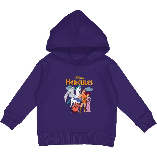 Discover Disney Hercules Classic Hero Group Shot  Poster Kids Pullover Hoodies