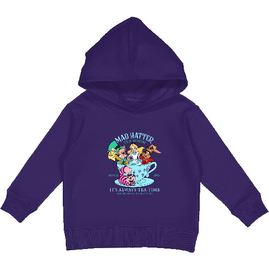 Vintage Alice in Wonderland Kids Pullover Hoodies, Mad Hatter Kids Pullover Hoodies, Tea Party Kids Pullover Hoodies, Disney Family Vacation, Disneyland Trip