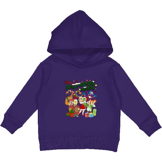 Disney The Muppets Show Jollywood Nights Christmas Retro Kids Pullover Hoodies