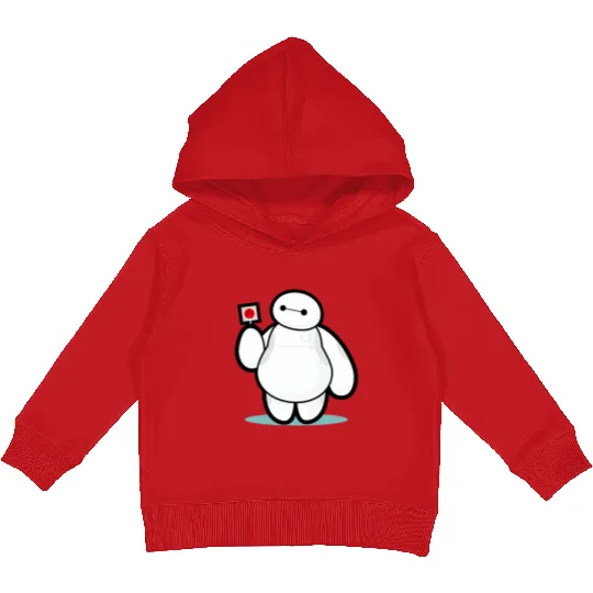 Disney Big Hero 6 Baymax With Lollipop Cute Shot Kids Pullover Hoodies