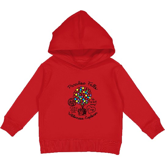 Paradise Fall - Adventure Is Out There Up Disney Kids Pullover Hoodies