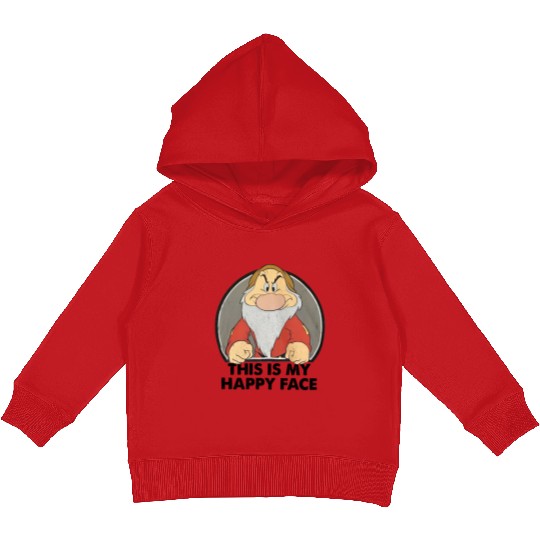 Disney Snow White Grumpy  Kids Pullover Hoodies, Funny Grumpy Seven Dwarfs Kids Pullover Hoodies,  Disneyland Vacation 2024 Trip Kids Pullover Hoodies