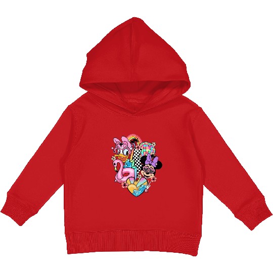 Disney vintage Kids Pullover Hoodies - Disney Daisy Minnie Kids Pullover Hoodies - Disney Epcot Kids Pullover Hoodies