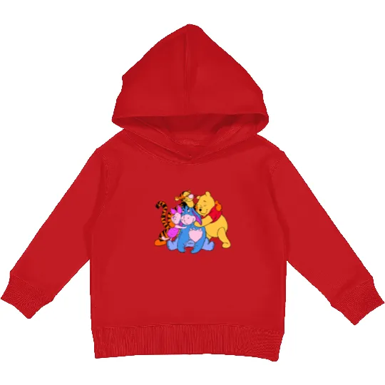 Winnie The Pooh And Friends Kids Pullover Hoodies, Winnie The Pooh Kids Pullover Hoodies, Disneyworld Family Matching Kids Pullover Hoodies