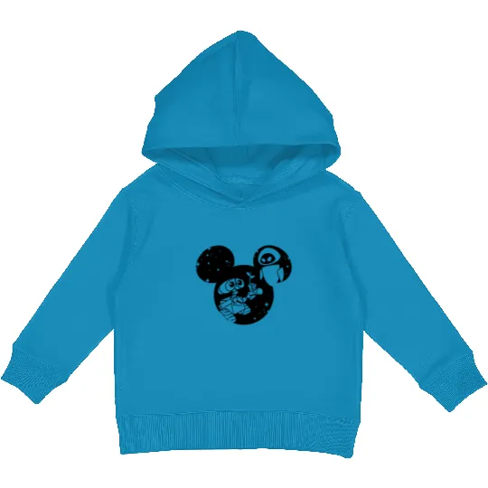 Cute Wall-E Kids Pullover Hoodies, Disney Pixar Wall-E, Wall-E Space Race Visit Kids Pullover Hoodies