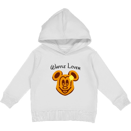 Waffle Mouse Kids Pullover Hoodies, Mickey Waffle Lover Kids Pullover Hoodies, Disney Epcot Kids Pullover Hoodies