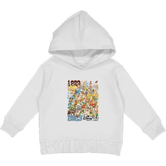 All Disney Characters Kids Pullover Hoodies, Disney 100th Anniversary Kids Pullover Hoodies, Disneyworld Kids Pullover Hoodies