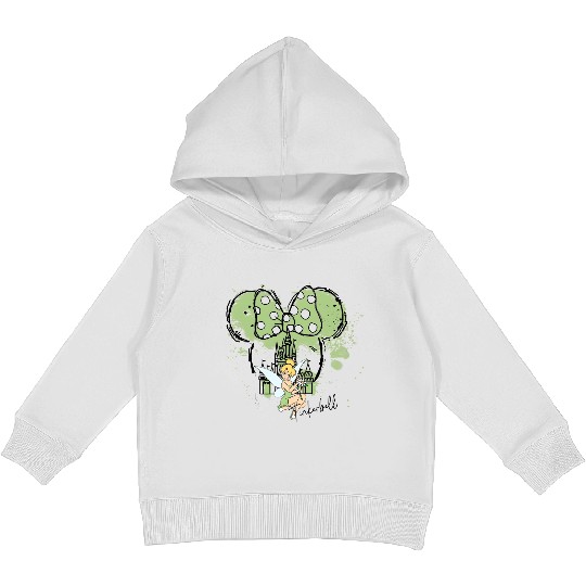 Tinkerbell Kids Pullover Hoodies, Watercolor Disney Castle Kids Pullover Hoodies, Tinkerbell Princess Kids Pullover Hoodies